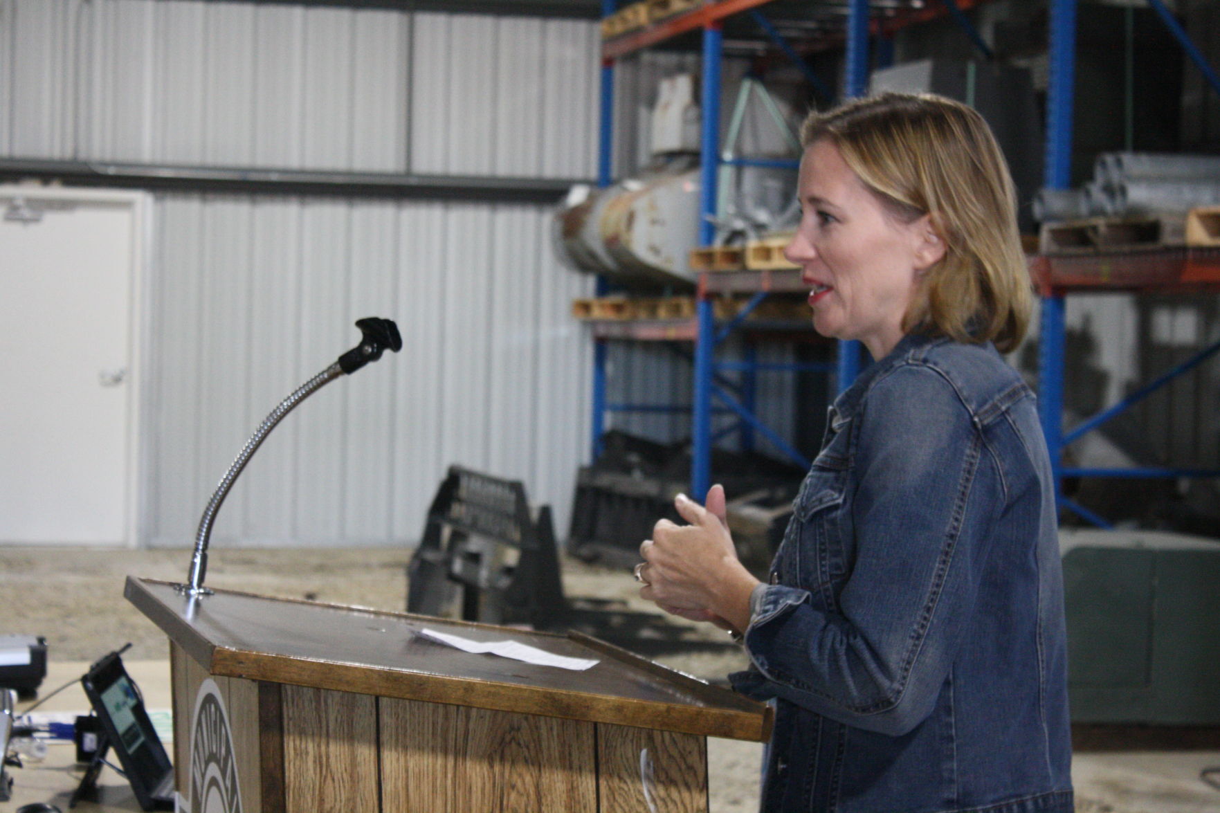 Joni Ernst in Mitchell County